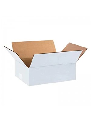 Corrugate White Box For Storage Packaging Delivery